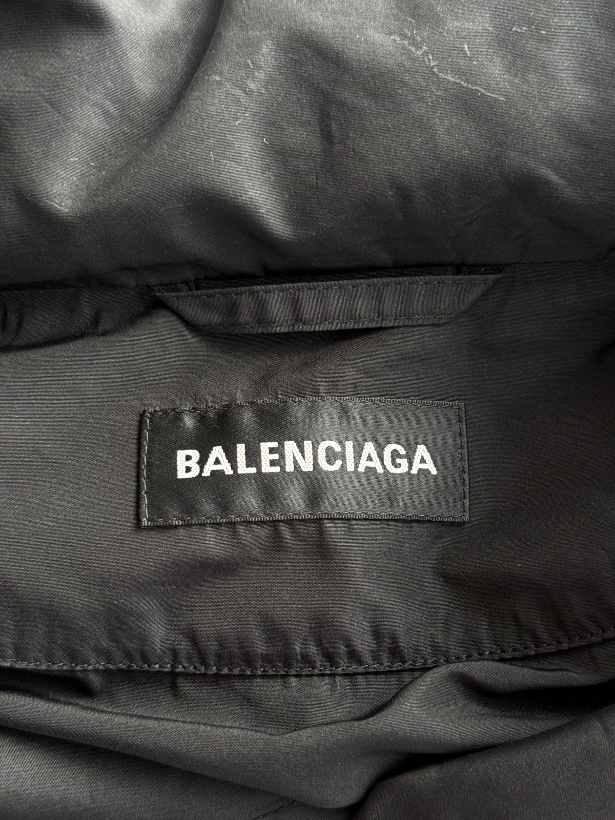 Balenciaga Black BB Logo Windbreaker Jacket
