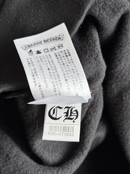 Chrome Hearts Black & White New York Horseshoe Logo Hoodie