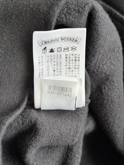 Chrome Hearts Black & White New York Horseshoe Logo Hoodie