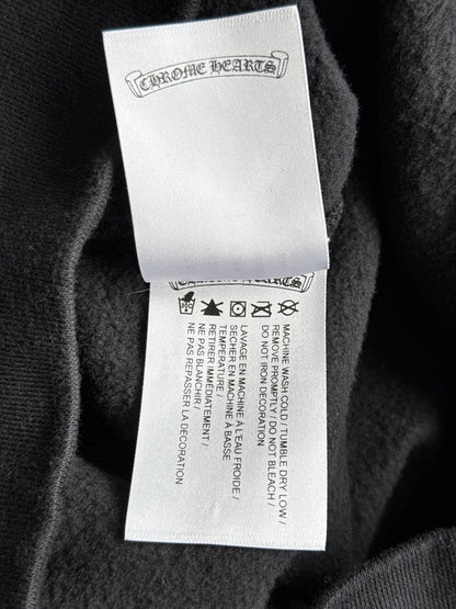 Chrome Hearts Black & White New York Horseshoe Logo Hoodie