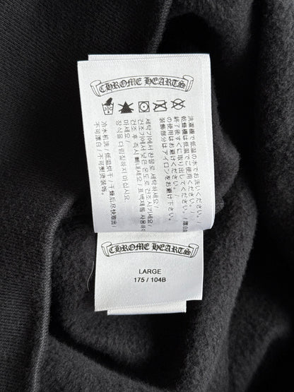Chrome Hearts Black & White New York Horseshoe Logo Hoodie