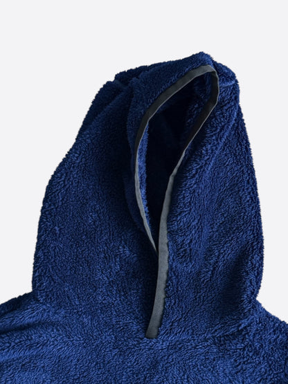 Moncler Blue Fleece Grenoble Hoodie