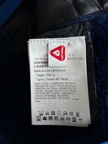 Moncler Blue Fleece Grenoble Hoodie