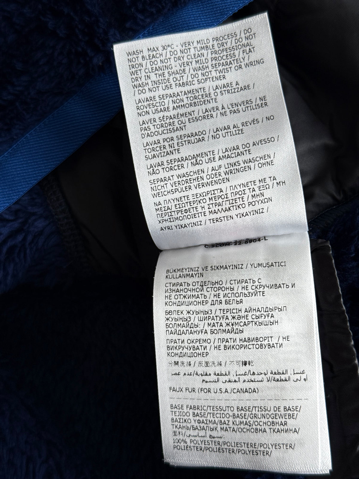Moncler Blue Fleece Grenoble Hoodie