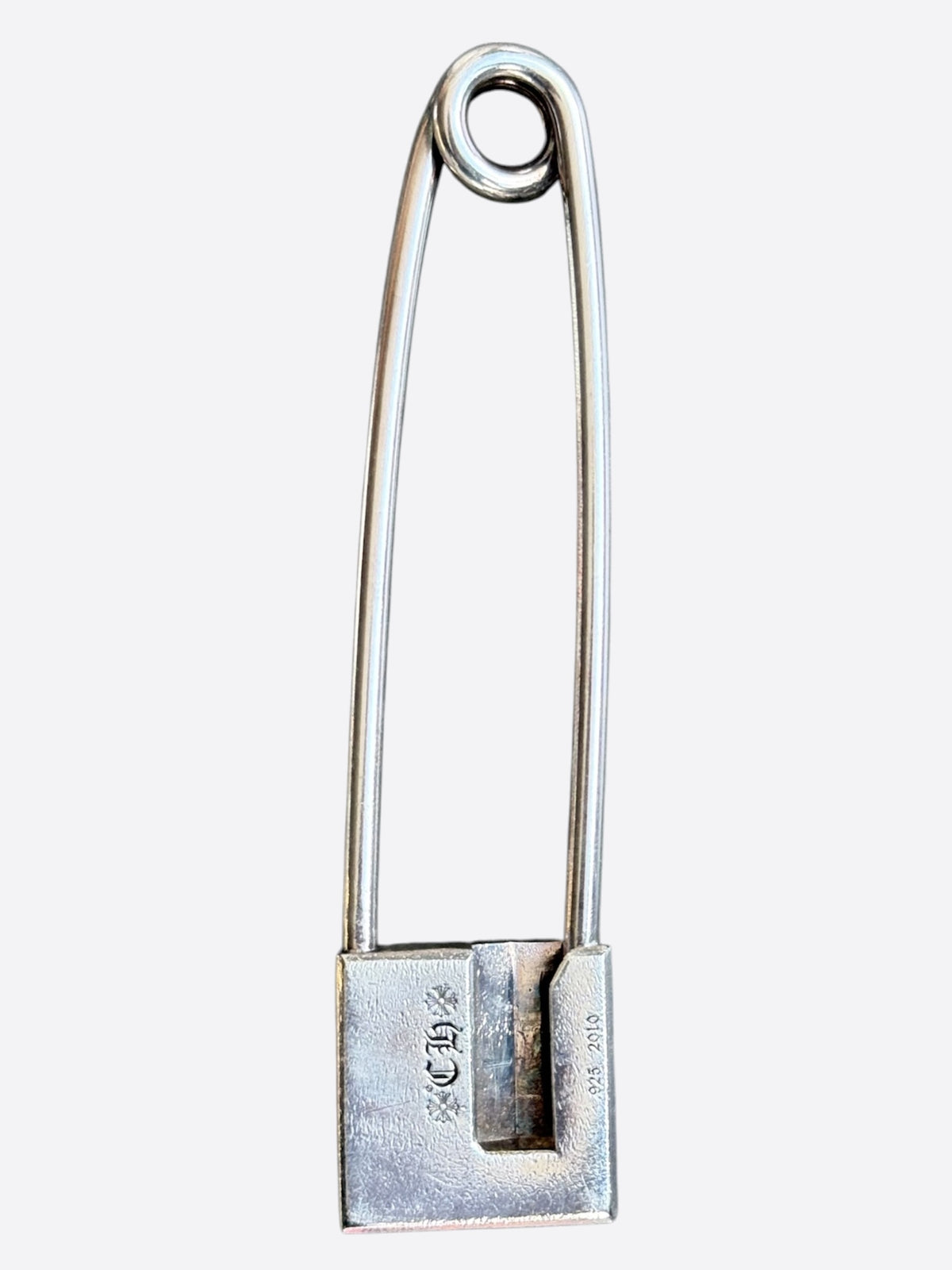 Chrome Hearts Jumbo Pyramid Cross Safety Pin