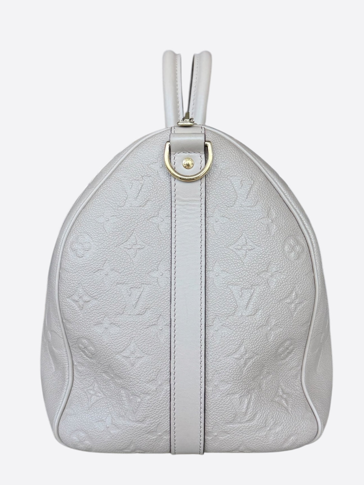 Louis Vuitton Beige Empreinte Monogram Keepall 45