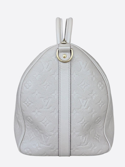 Louis Vuitton Beige Empreinte Monogram Keepall 45