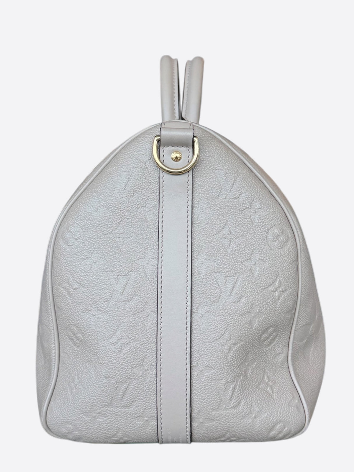 Louis Vuitton Beige Empreinte Monogram Keepall 45