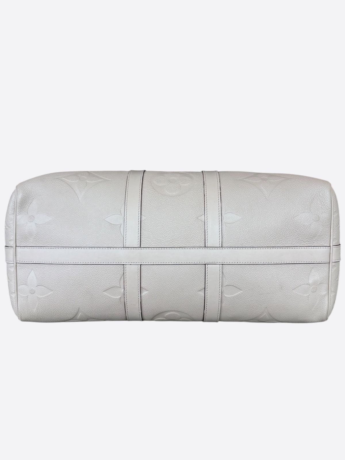 Louis Vuitton Beige Empreinte Monogram Keepall 45