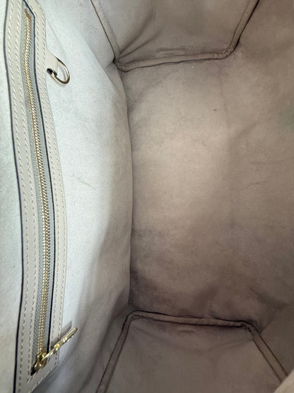 Louis Vuitton Beige Empreinte Monogram Keepall 45