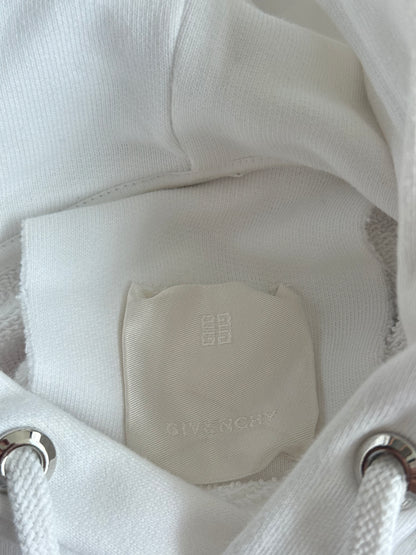 Givenchy White & Multicolor Crayon Logo Hoodie