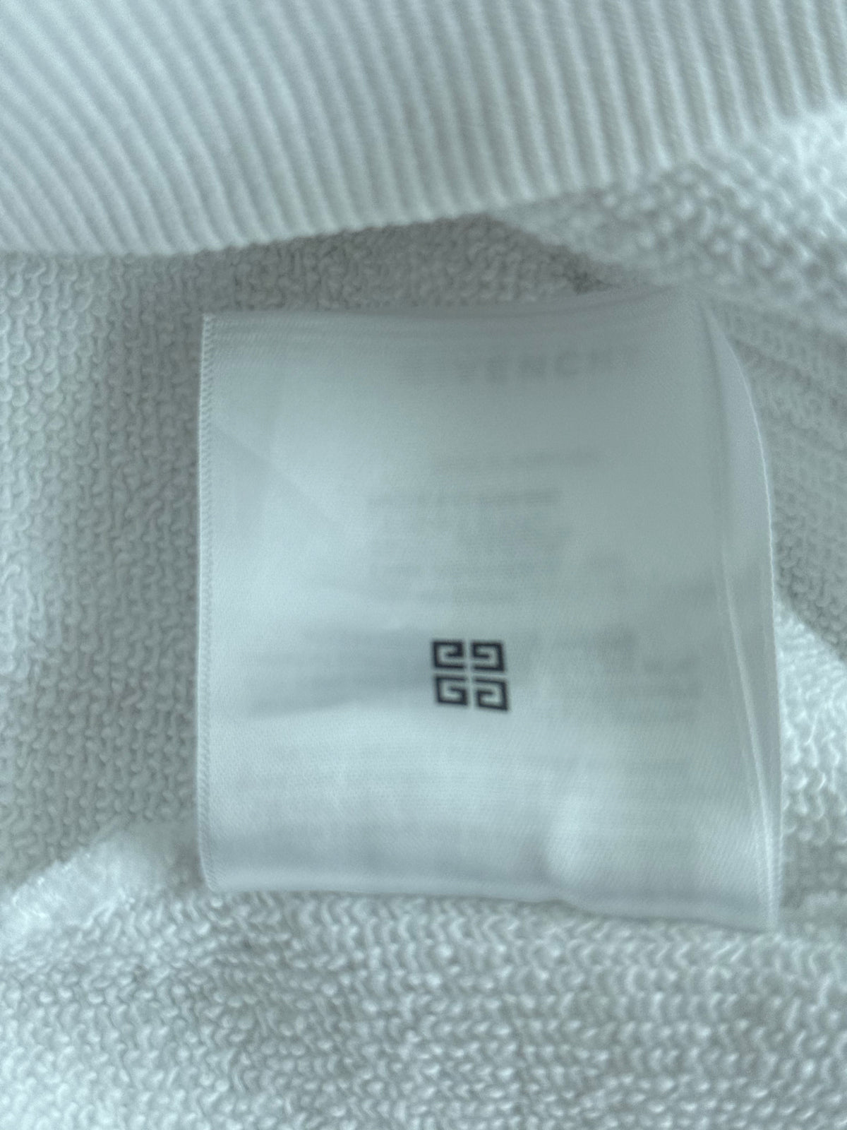 Givenchy White & Multicolor Crayon Logo Hoodie