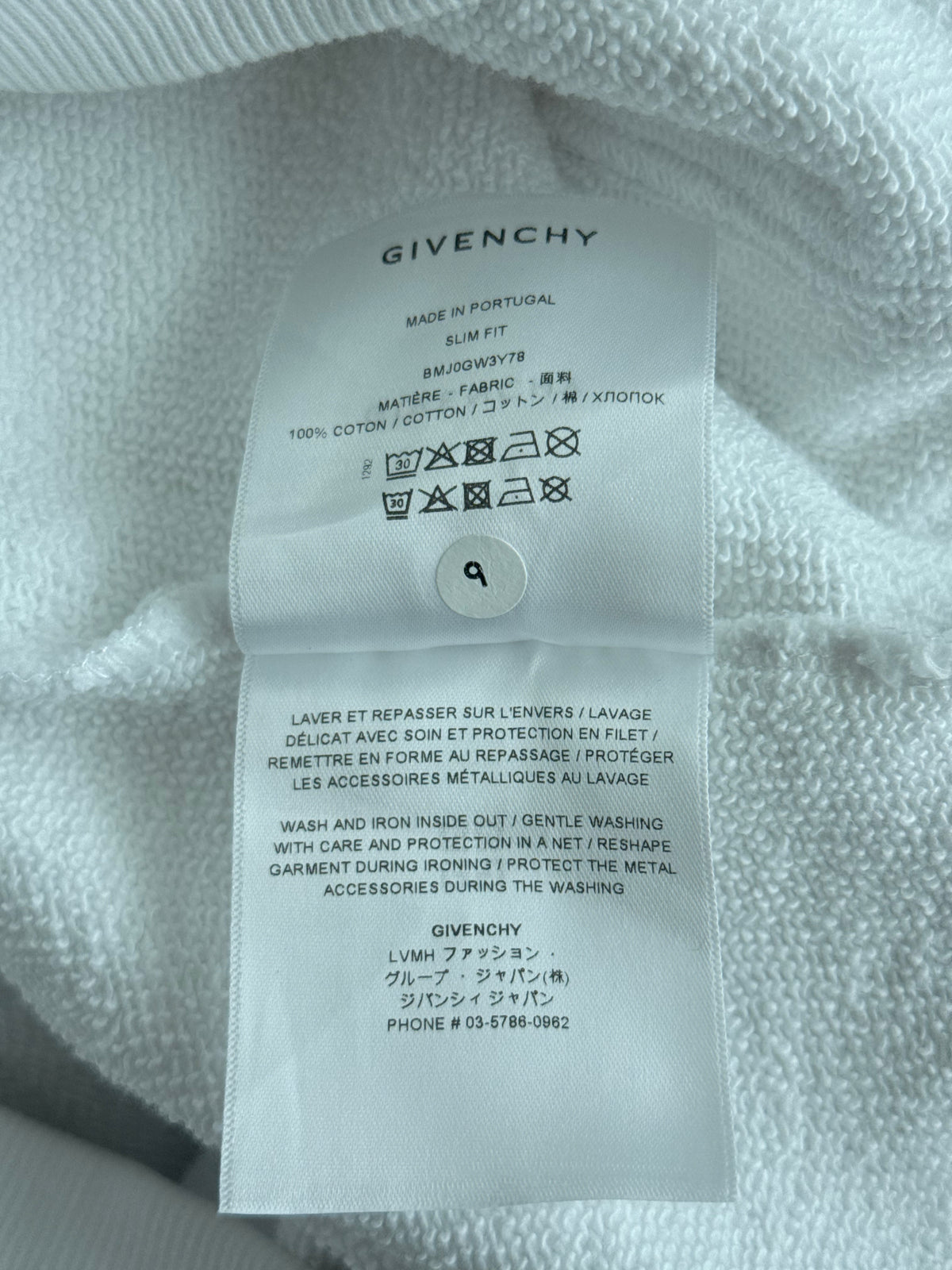 Givenchy White & Multicolor Crayon Logo Hoodie