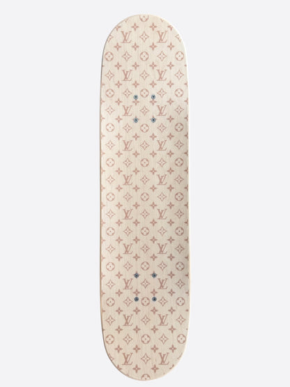 Louis Vuitton Brown Maplewood Monogram Skateboard