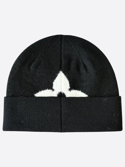 Louis Vuitton Black & White Monogram Blast Beanie
