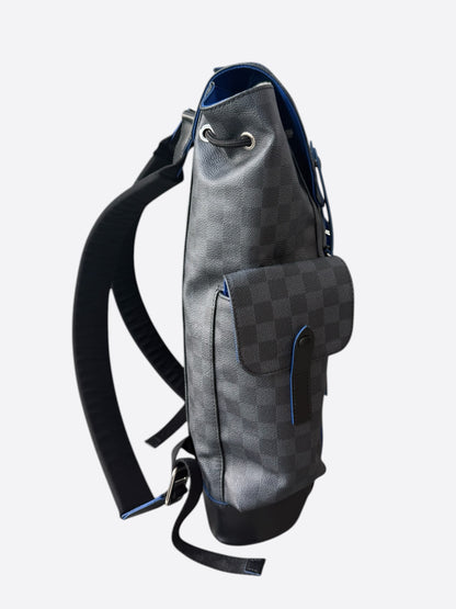 Louis Vuitton Damier Graphite Rainbow Logo Christopher Backpack