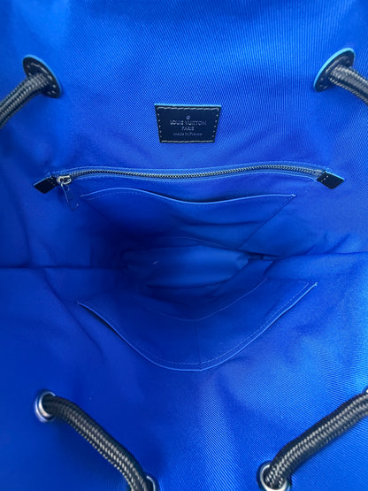Louis Vuitton Damier Graphite Rainbow Logo Christopher Backpack