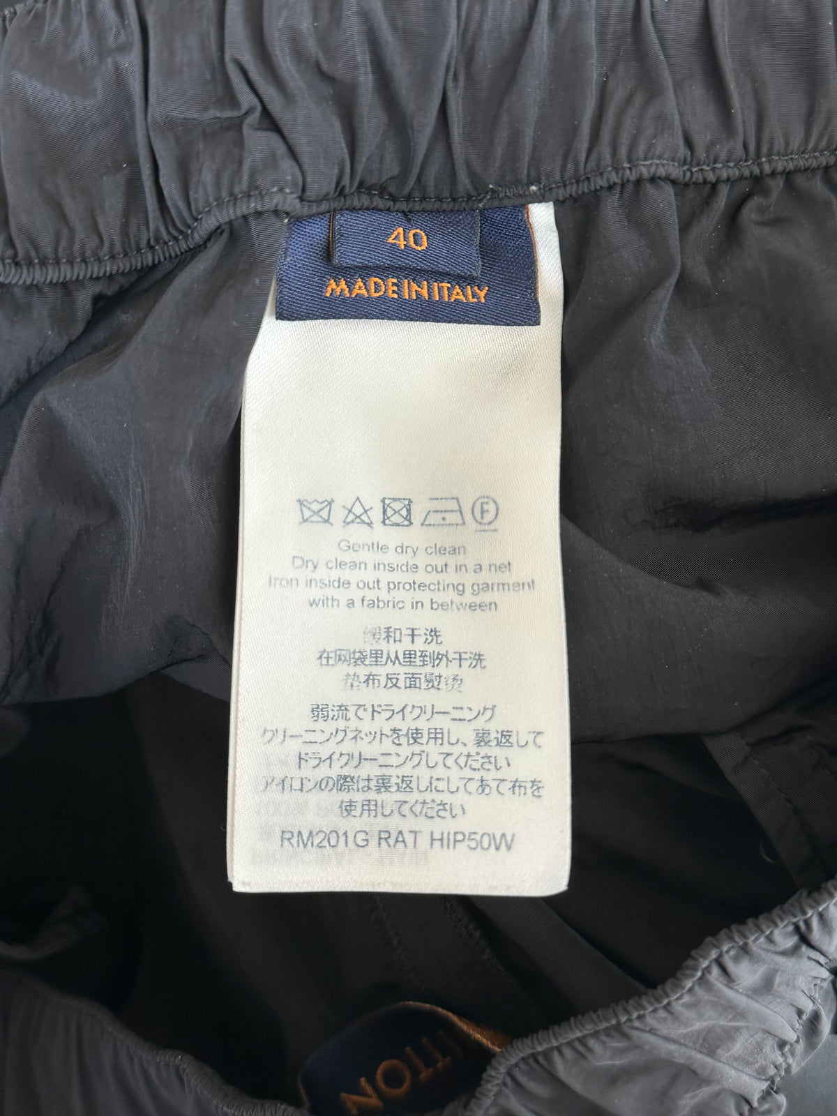 Louis Vuitton 2054 Black Cargo Pants