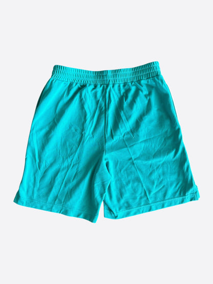 Louis Vuitton Turquoise Lightning Logo Shorts