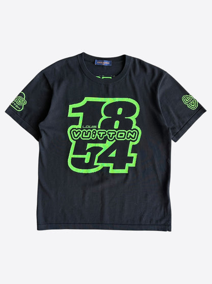 Louis Vuitton Black & Green 1854 Intarsia T-Shirt