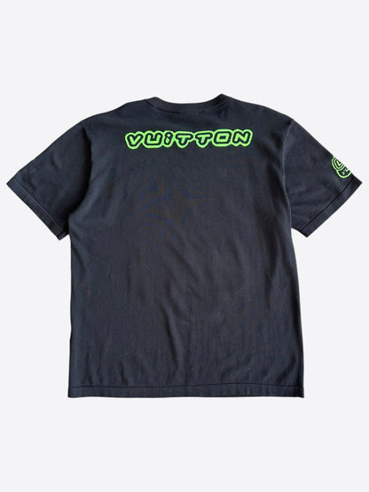 Louis Vuitton Black & Green 1854 Intarsia T-Shirt
