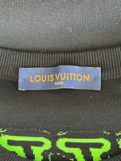 Louis Vuitton Black & Green 1854 Intarsia T-Shirt