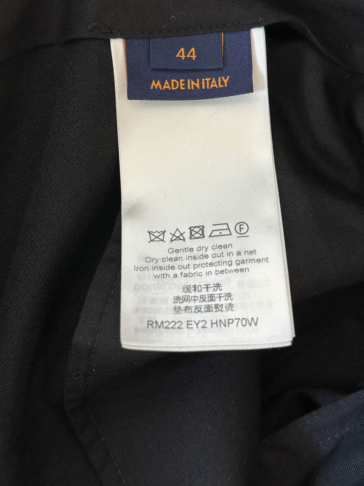 Louis Vuitton Black Wool Pants