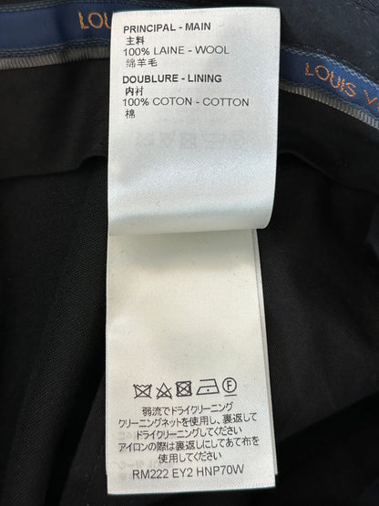 Louis Vuitton Black Wool Pants