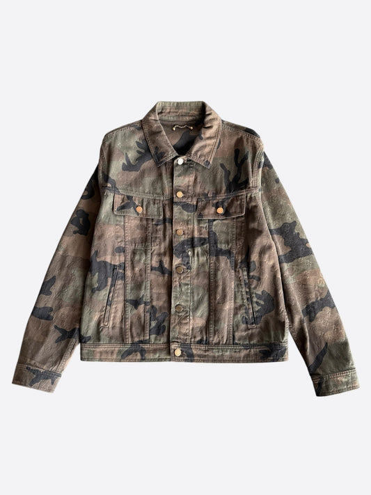 Louis Vuitton Supreme Camouflage Monogram Denim Jacket
