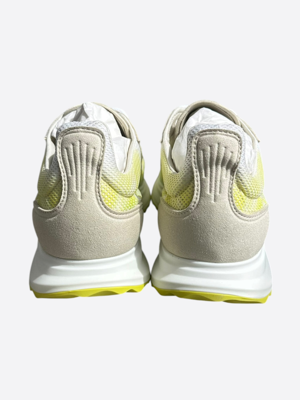 Casablanca Yellow & White Stade Sneakers