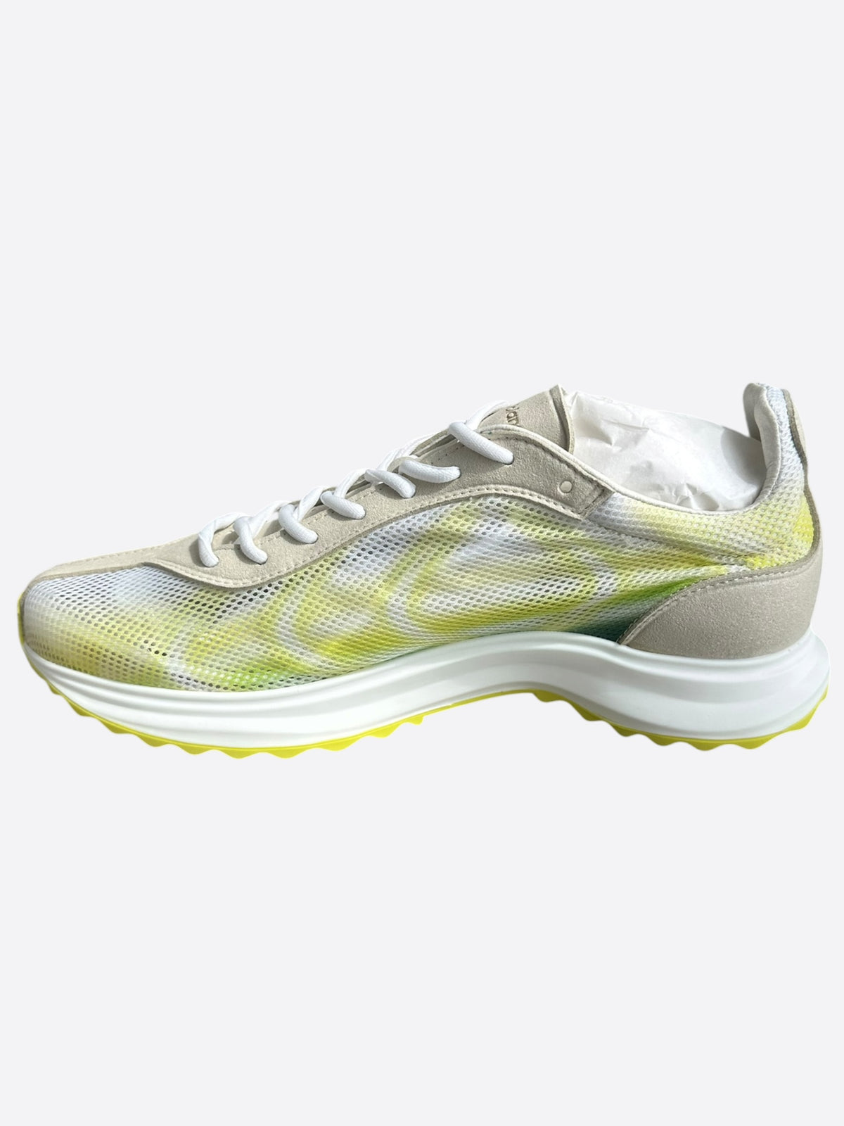 Casablanca Yellow & White Stade Sneakers