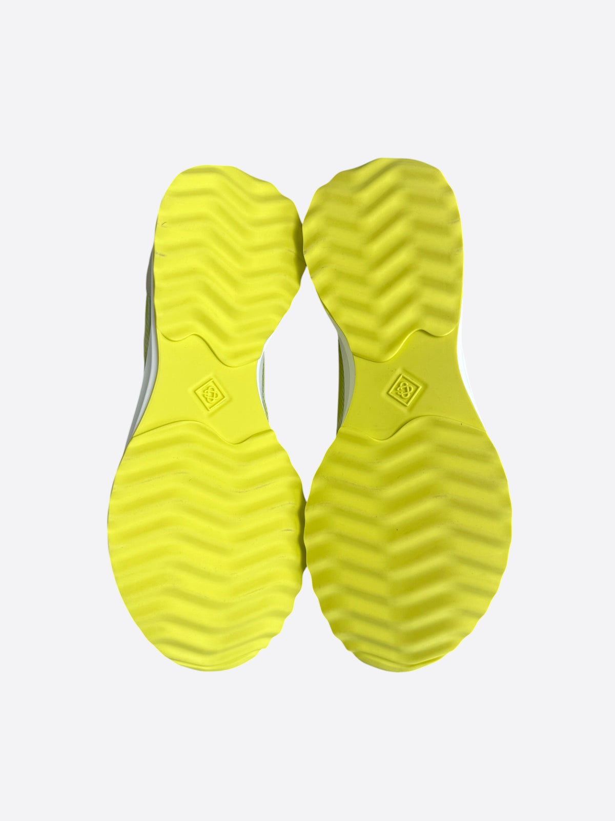 Casablanca Yellow & White Stade Sneakers