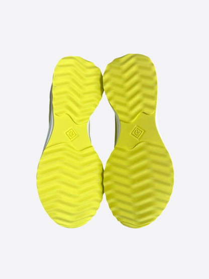 Casablanca Yellow & White Stade Sneakers