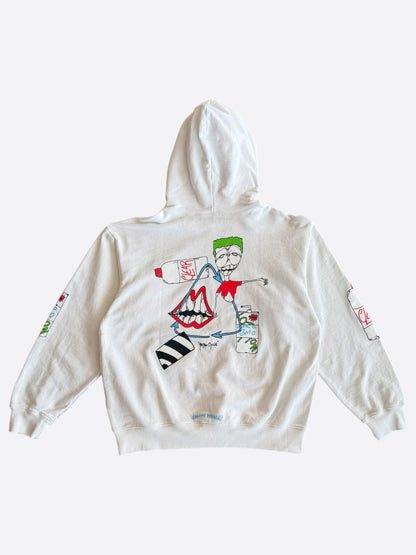 Chrome Hearts Matty Boy White Retro-Cycle Hoodie