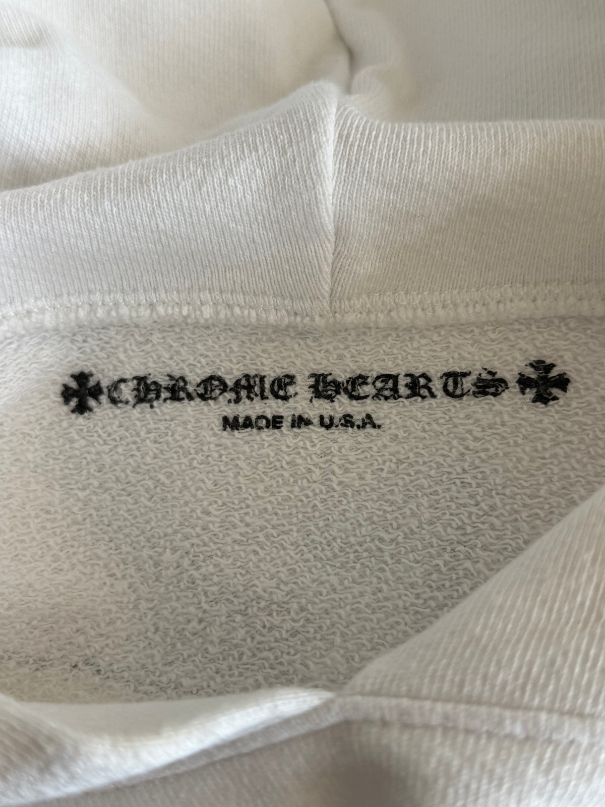 Chrome Hearts Matty Boy White Retro-Cycle Hoodie