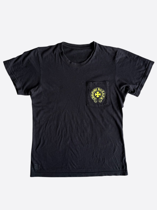 Chrome Hearts Black & Yellow Made In Hollywood T-Shirt