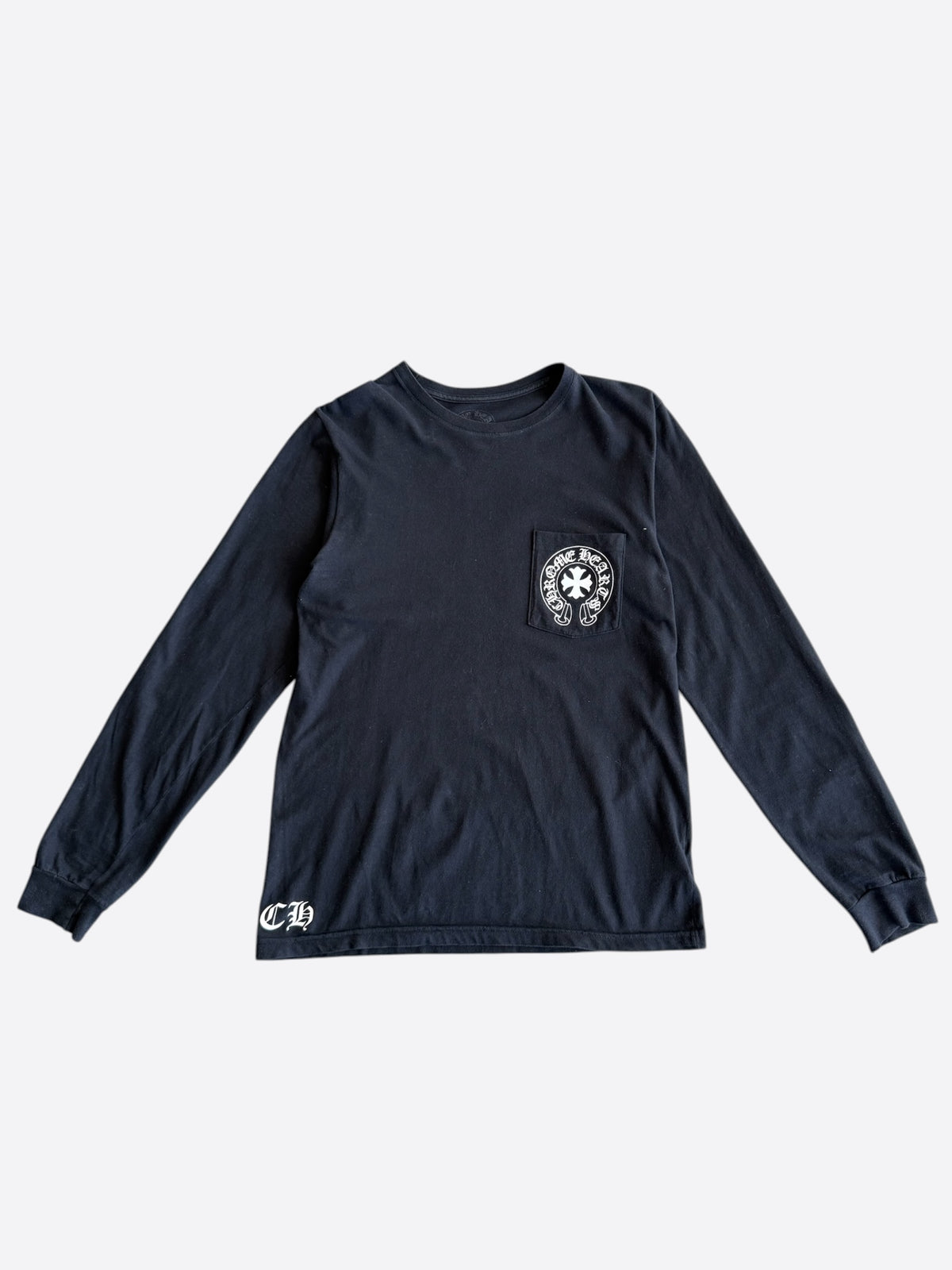 Chrome Hearts Black & White Made In Hollywood Longsleeve T-Shirt
