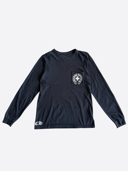 Chrome Hearts Black & White Made In Hollywood Longsleeve T-Shirt