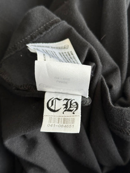 Chrome Hearts Black & White Malibu Horseshoe Logo T-Shirt