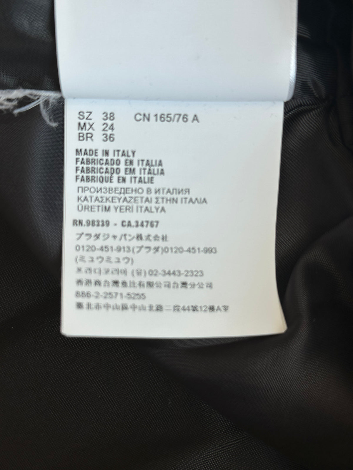 Miu Miu Black Denim Cropped Jacket