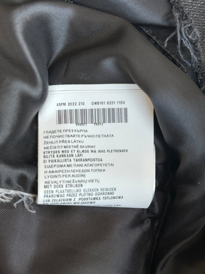 Miu Miu Black Denim Cropped Jacket