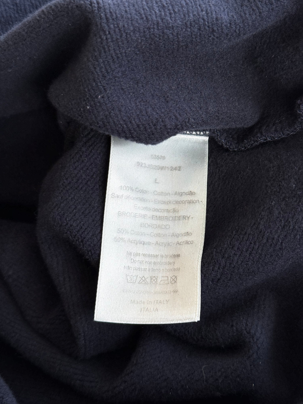 Dior Kaws Navy & Pink Logo Sweatshirt
