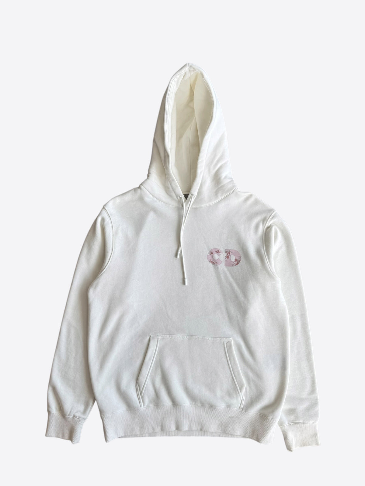 Dior Daniel Arsham White & Pink Basketball Graphic Hoodie