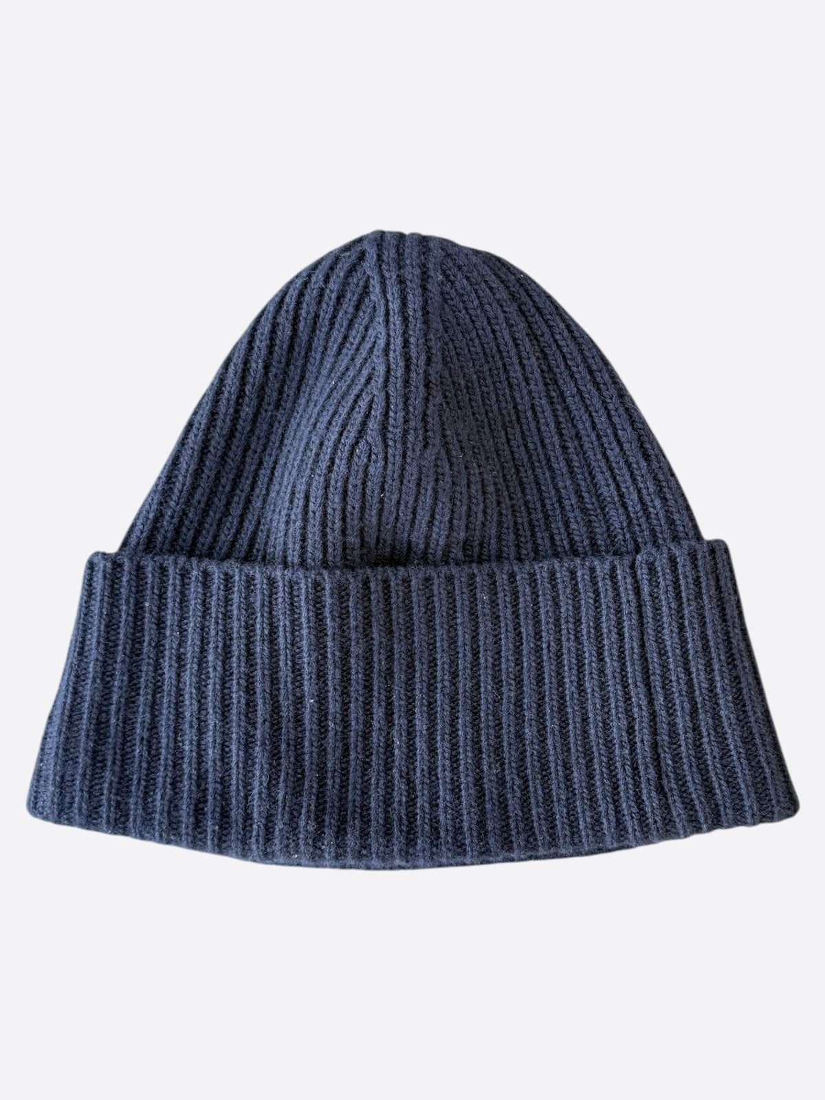 Louis Vuitton Navy Embroidered Logo Beanie