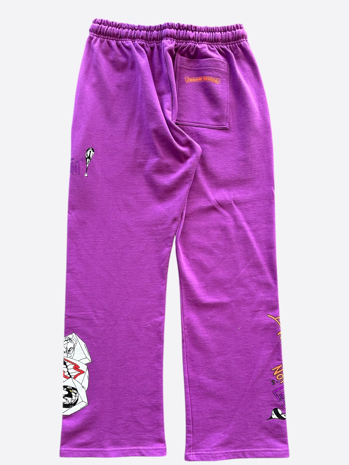 Chrome Hearts Matty Boy Purple More Not Less Sweatpants