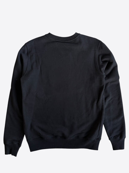 Dior Black Dior Et Moi Sequin Embellished Logo Sweatshirt