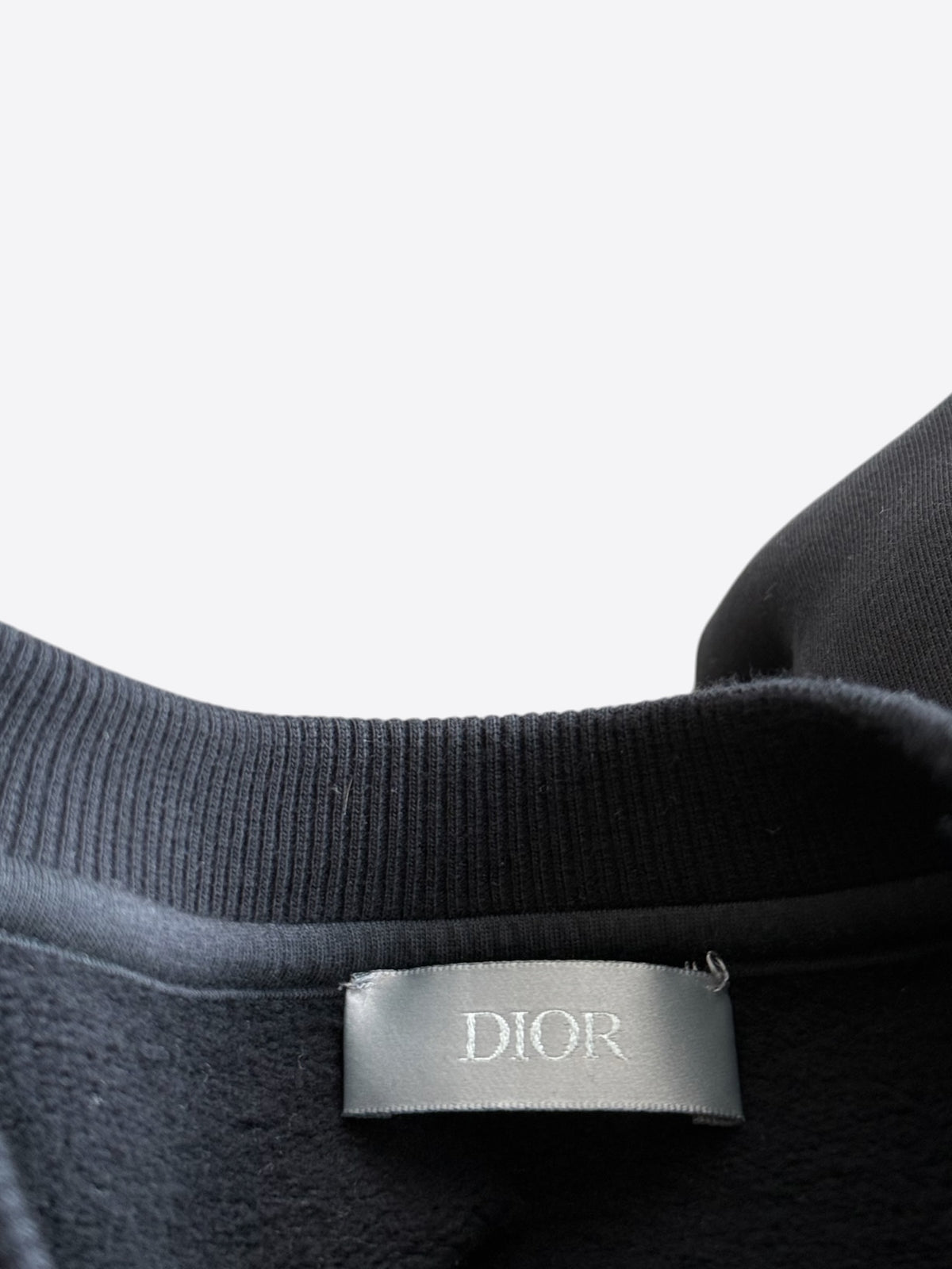 Dior Black Dior Et Moi Sequin Embellished Logo Sweatshirt