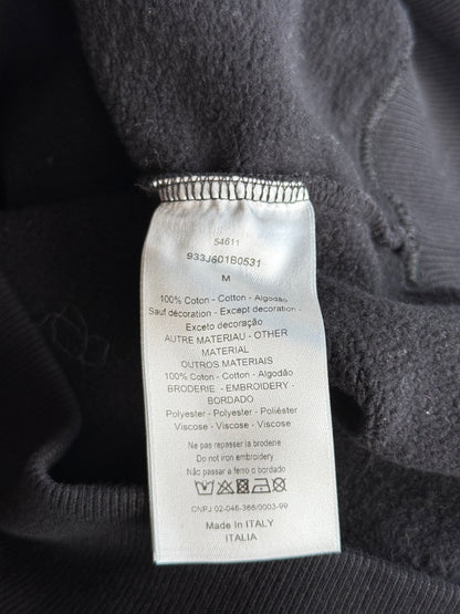 Dior Black Dior Et Moi Sequin Embellished Logo Sweatshirt