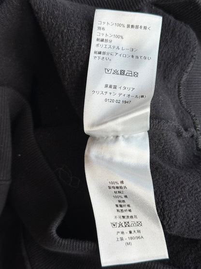 Dior Black Dior Et Moi Sequin Embellished Logo Sweatshirt
