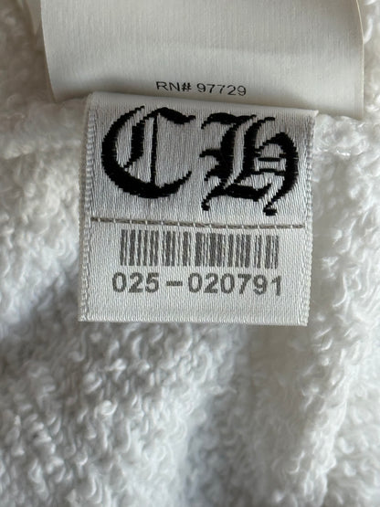 Chrome Hearts White Cross Jacquard Embroidered Sweater